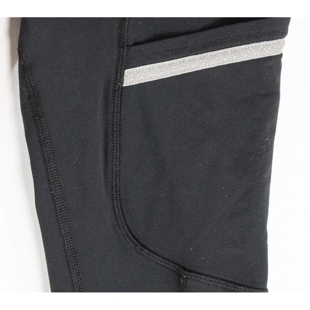 Lululemon Athletic Leggings Black and Gray Women's Size 4